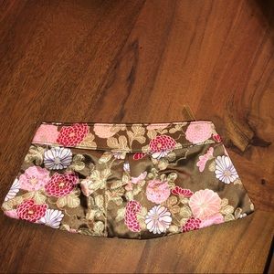 Express Clutch! Floral w Beads & Tiny Sequins!